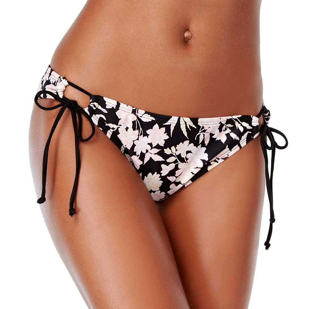 Bikini Nation Printed Side-Tie Hipster Bottoms NWT